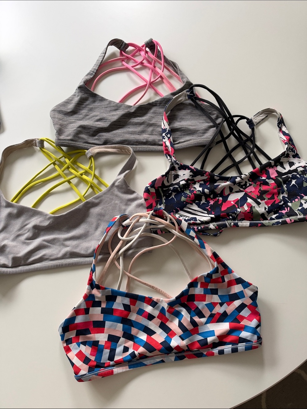 lululemon athletica Mixed-Print & Solid Strappy Sports Bras - Multi